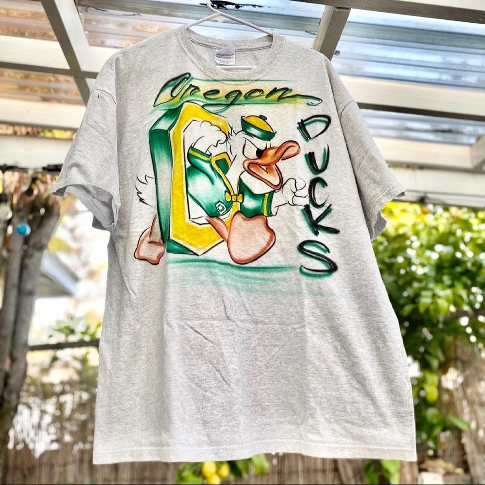Oregon ducks , airbrushed shirt